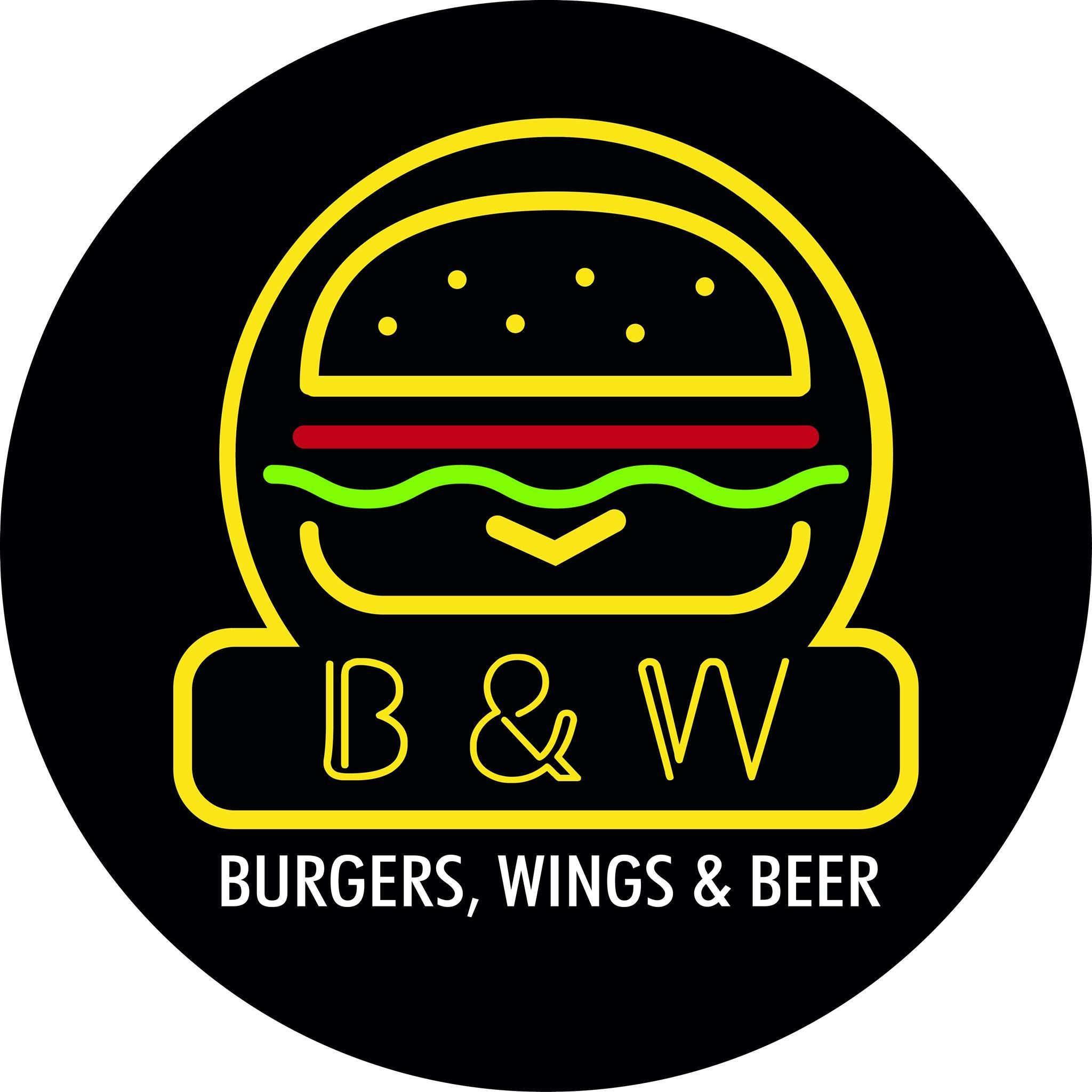 B&W Burgers, Wings & Beer logo