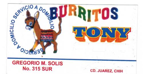 Burritos Tony (Juarez) logo