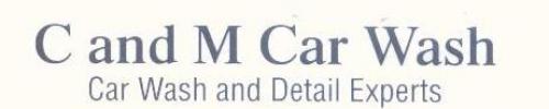 C & M  Car Wash  logo