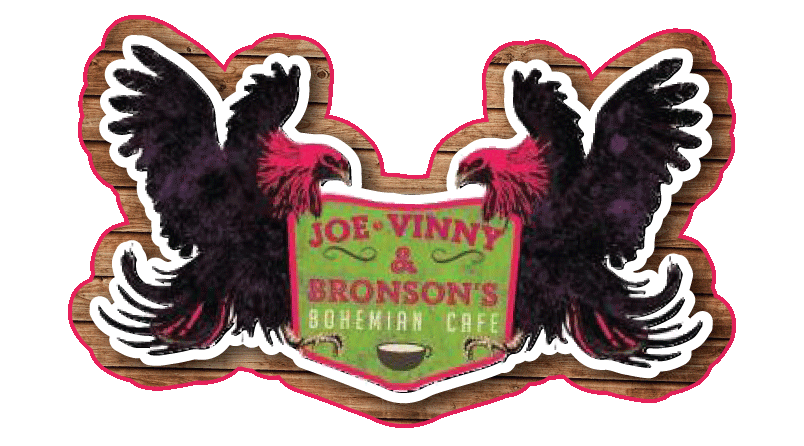 Joe Vinny and Bronsons Cafe logo