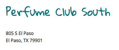 Perfume Club (South) logo